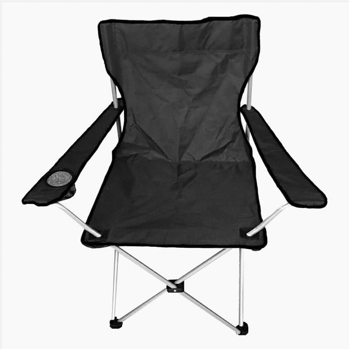 Крісло туристичне розкладне Павук MH-3298L Чорний (018133)