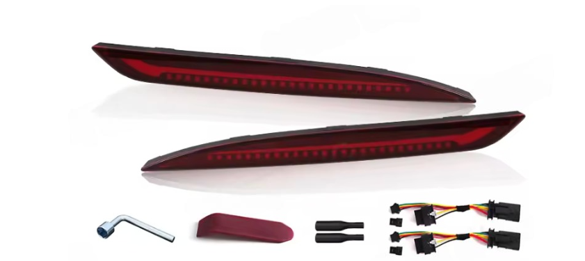 Рефлектор заднего бампера 3 функции светодиодный стоп-сигнал динамический указатель поворота для Tesla Model Y - фото 1 Рефлектор заднего бампера 3 функции светодиодный стоп-сигнал динамический указатель поворота для Tesla Model Y - фото 1