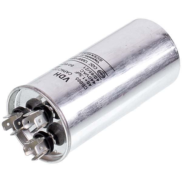 Конденсатор для электроприборов CBB65 45+1,5uF 450V (00000043446)