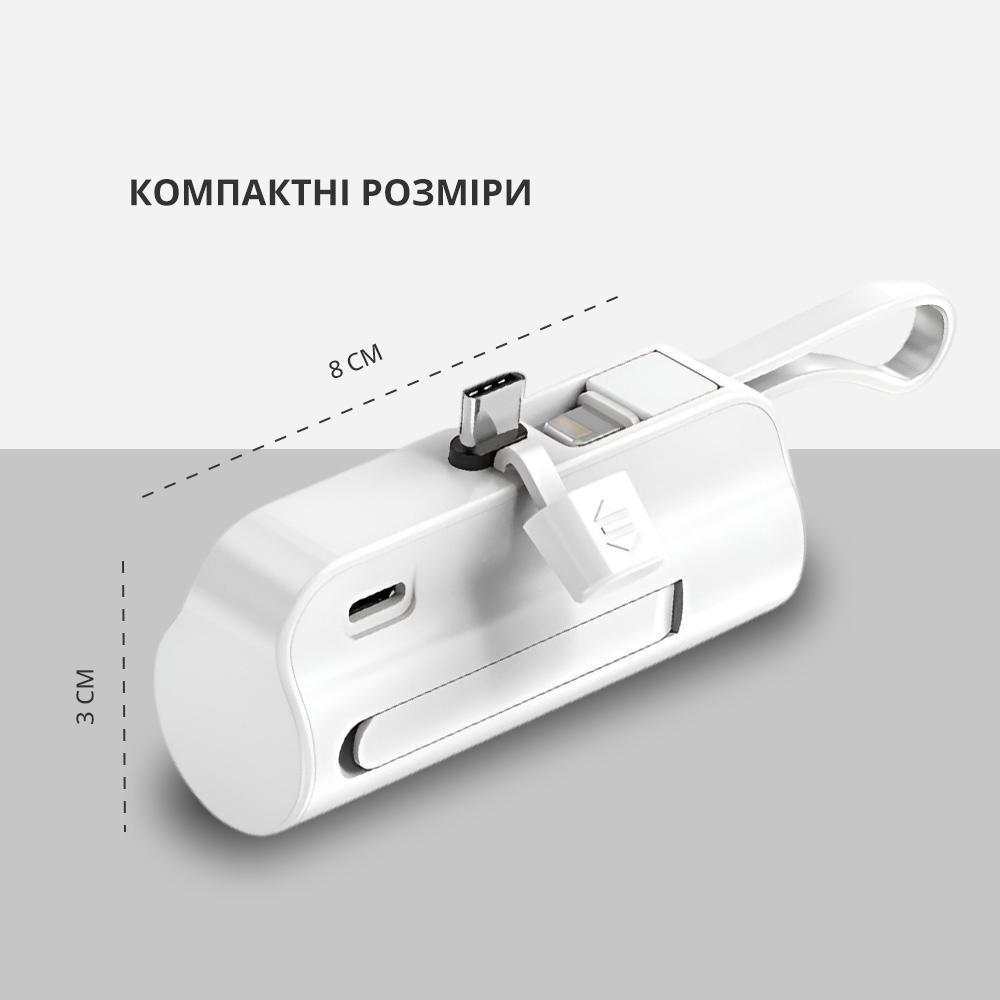 Повербанк Mini Tube TLW 2600 мАг (14400729) - фото 6