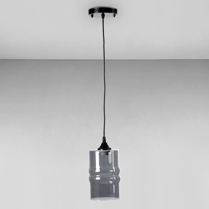 Люстра подвесная Light House SC-18191/1 D130хH200/H750 мм Черный/Серый