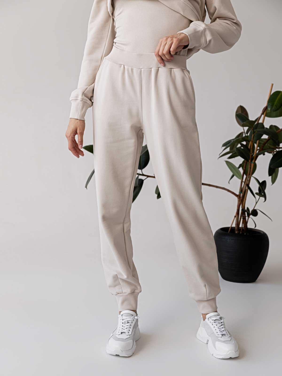 Штани жіночі базові FROMUS XXL Айворі (2568-57) - фото 2 Штани жіночі базові FROMUS XXL Айворі (2568-57) - фото 2