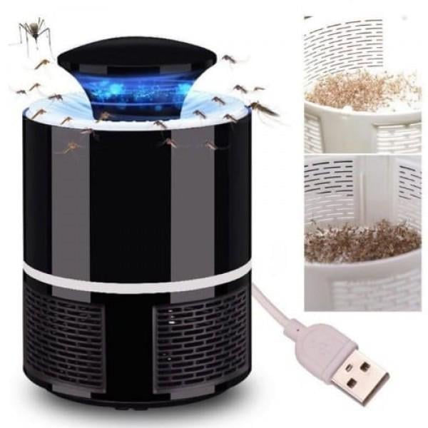 Ловушка для комаров Mosquito Killer Lamp USB 5 Вт Черный - фото 2