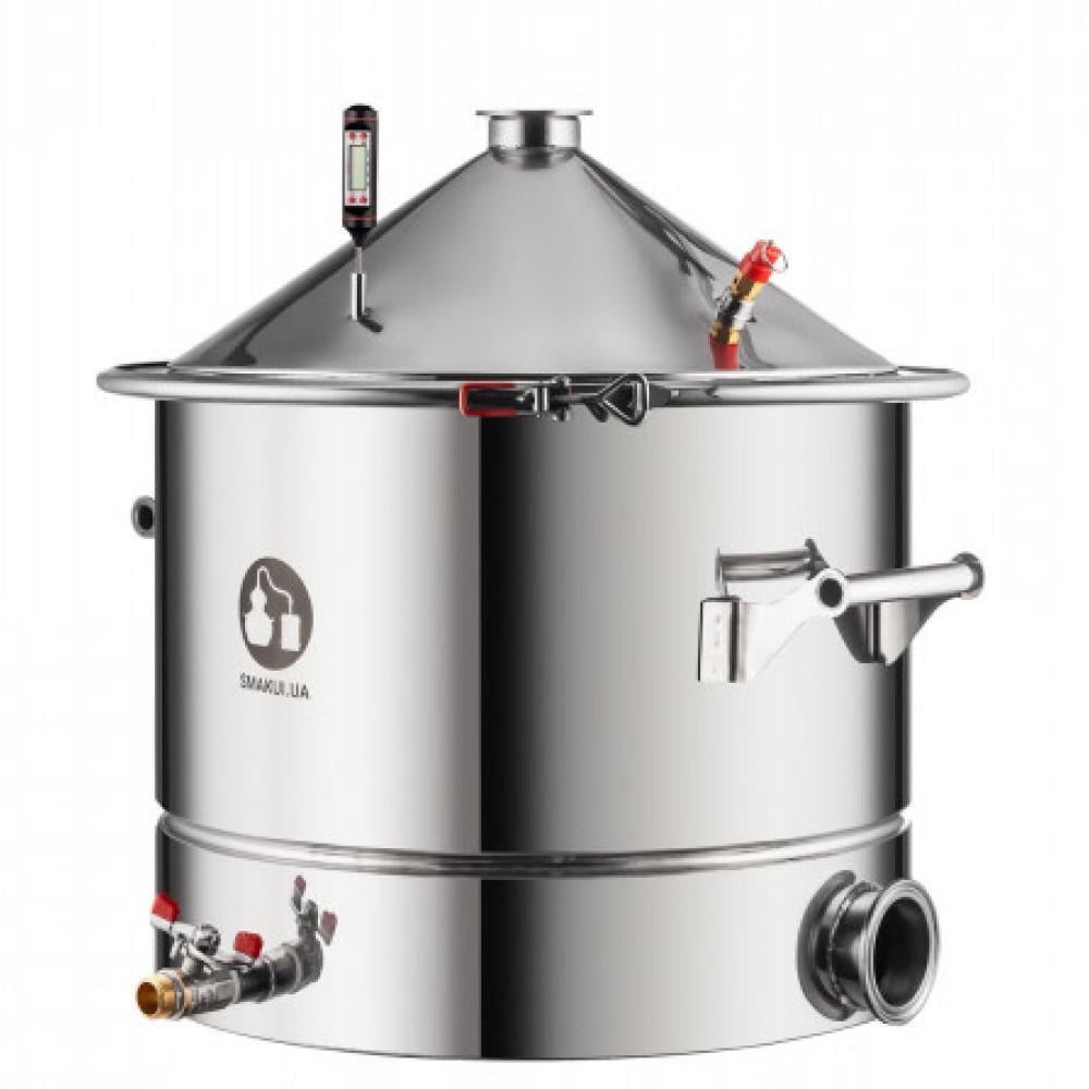 Куб перегонный Смакуй с купольной крышкой кламп 40 л (596996)