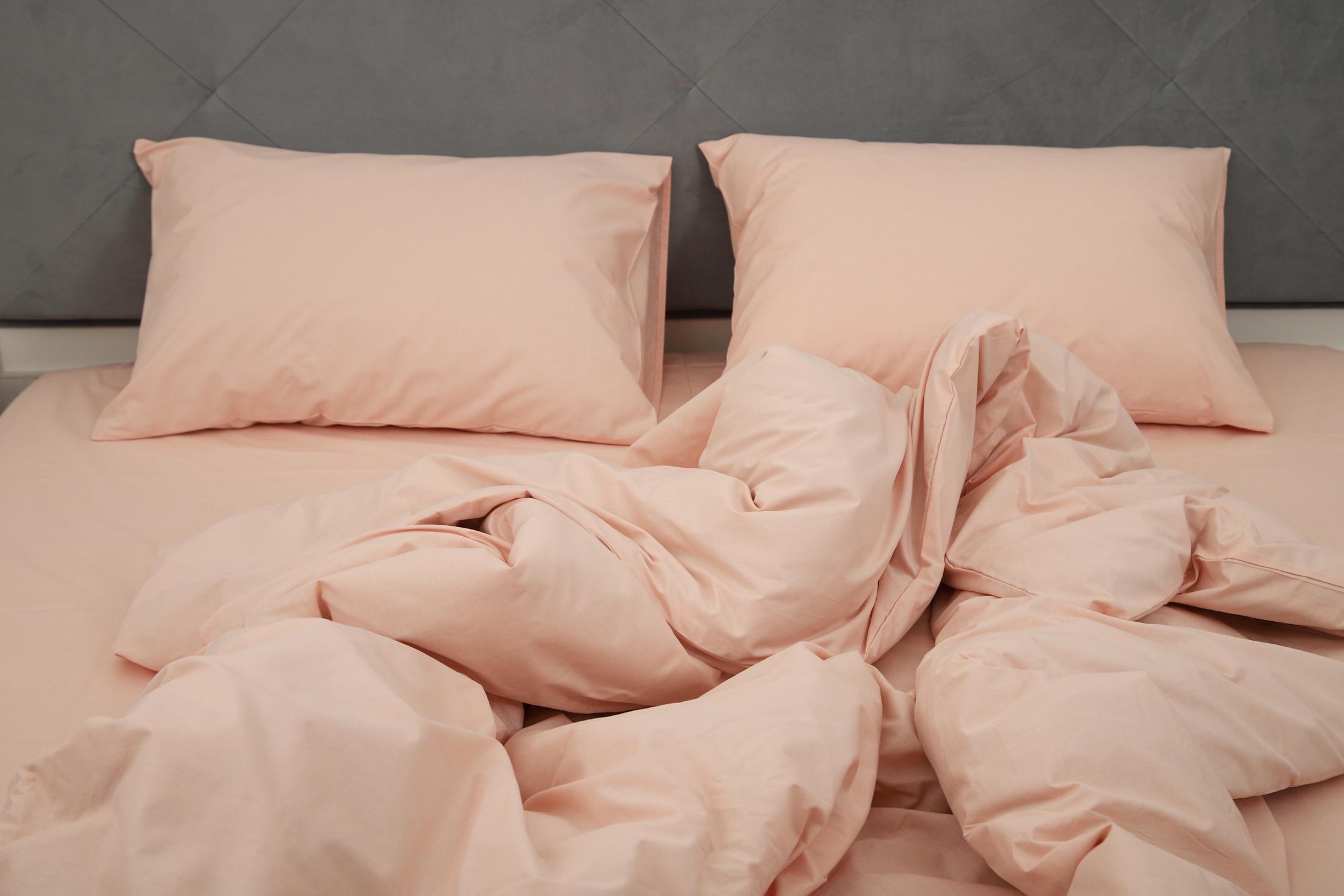 Комплект постельного белья евро Amore 1406 ранфорс Розовый (KPB-Ae-R-1406(50x70)_) - фото 3