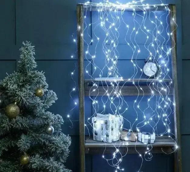 Гирлянда Конский хвост 300 LED 20 нитей 1,5 м Холодный белый (22901167)