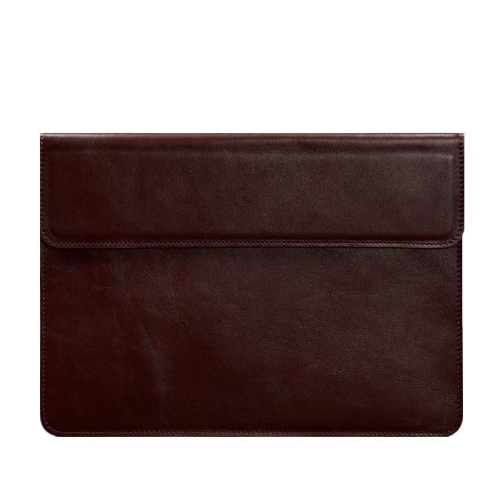 Чехол-конверт кожаный на магнитах для MacBook 13" Бордовый (A-027558) - фото 1 Чехол-конверт кожаный на магнитах для MacBook 13" Бордовый (A-027558) - фото 1