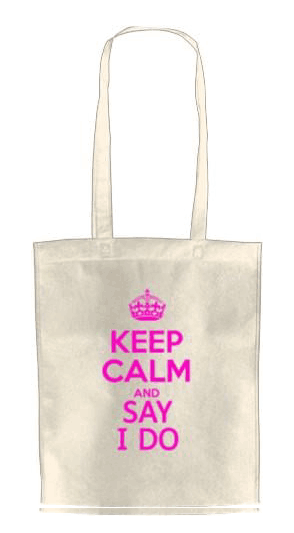 ЭКО-сумка для шопинга keep calm and say i do (102558970-keep-calm-and-say-i-do)