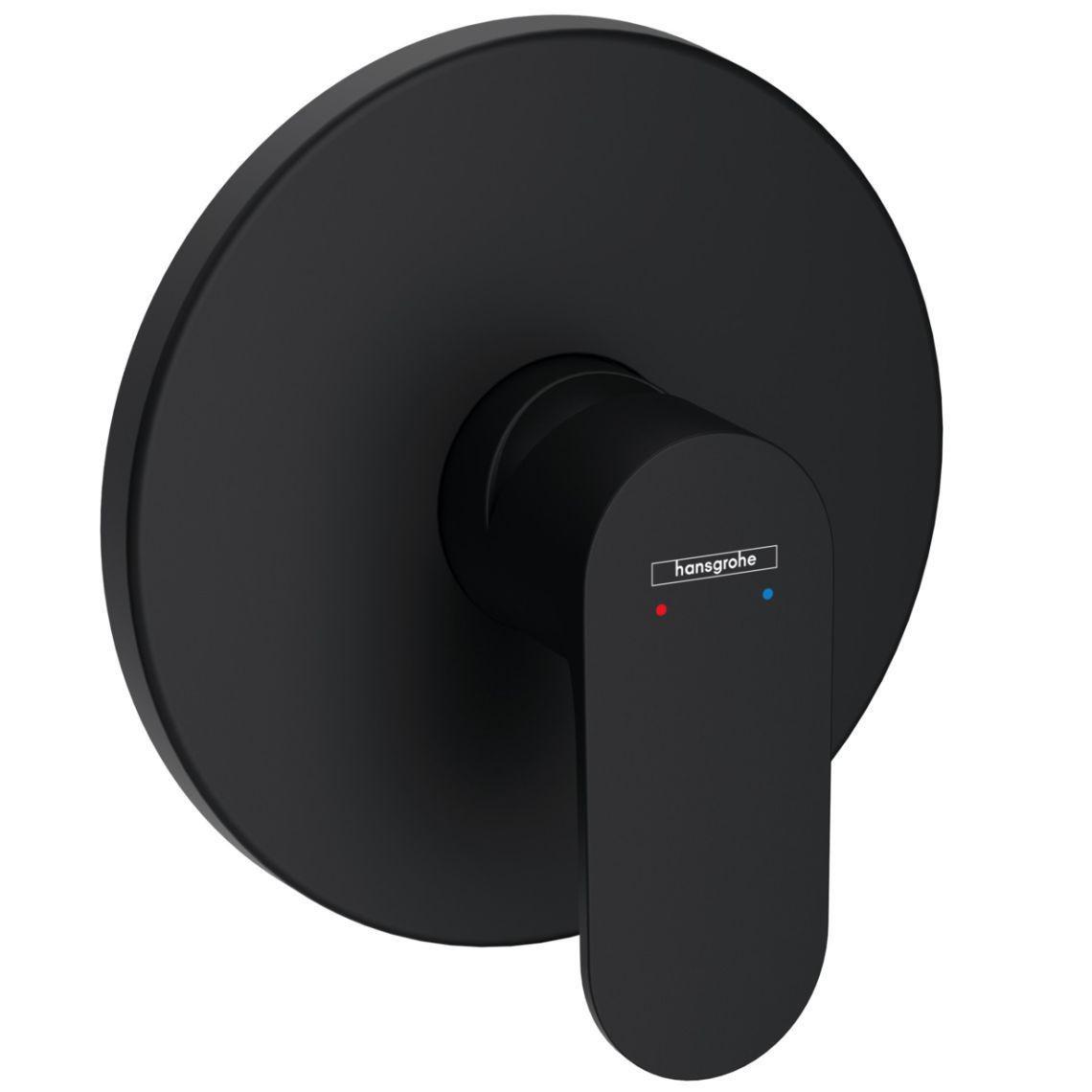 Смеситель для душа скрытого монтажа Hansgrohe Rebris S Black matt (72667670)