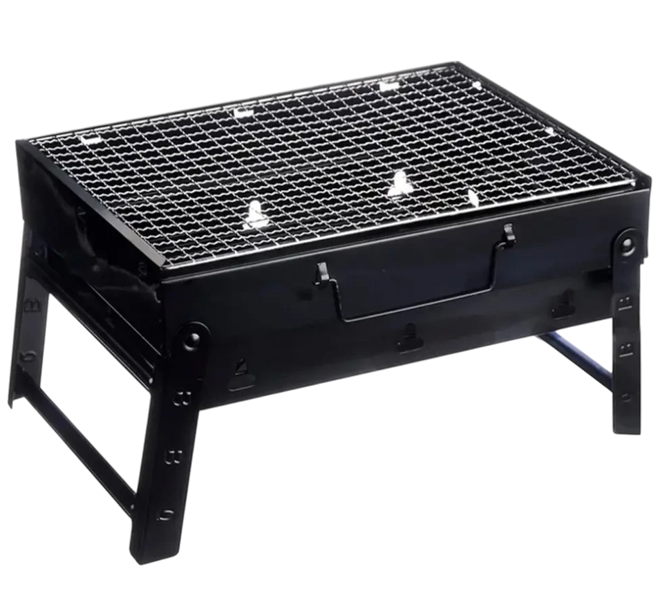 Мангал-гриль BBQ Мини складной с решеткой 44х30х22 см (26604067)