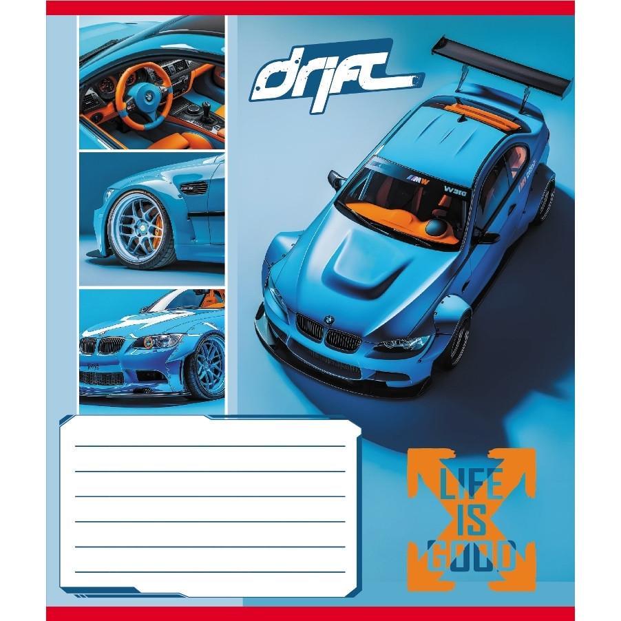 Шкільний зошит Дріфт 024-550368K-1 в клітинку 24 аркуші (RLT55287)