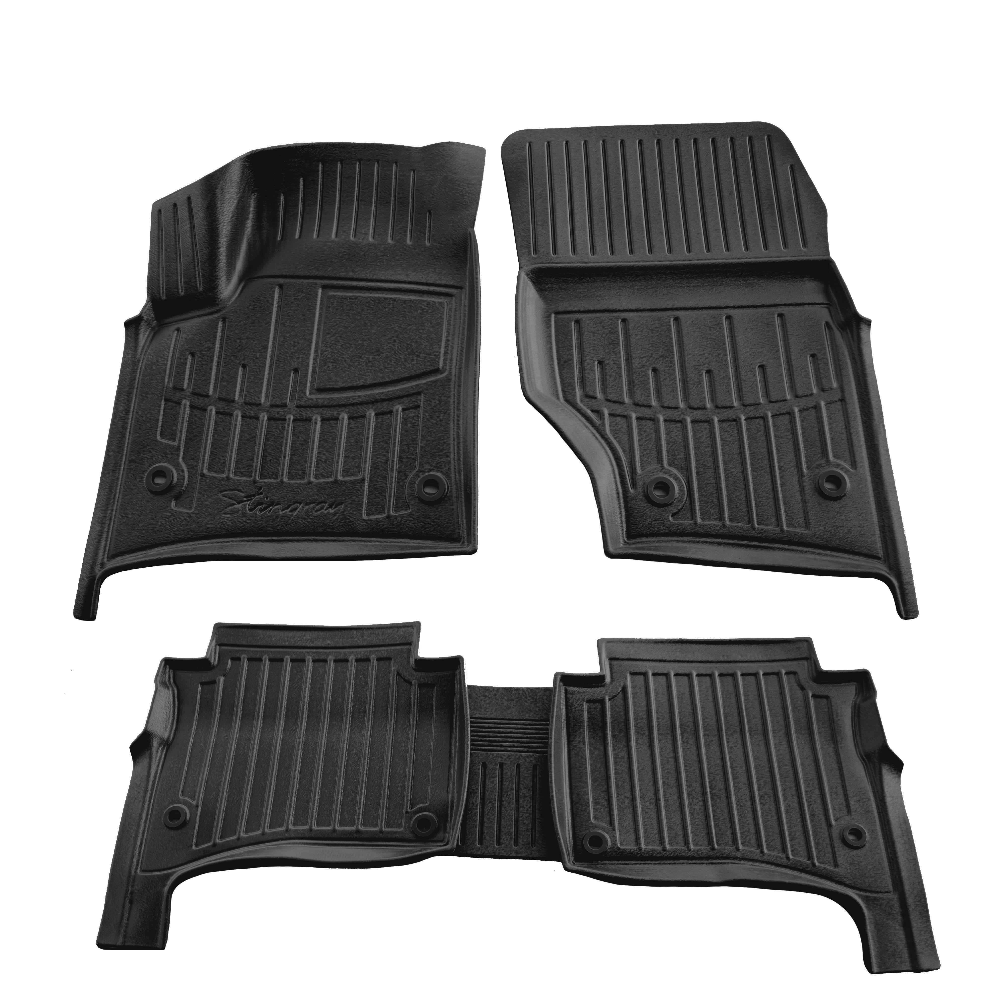 Коврики Stingray 3D для Volkswagen Touareg 2002-2010 рр. полиуретан 5 шт. Черный (158673)