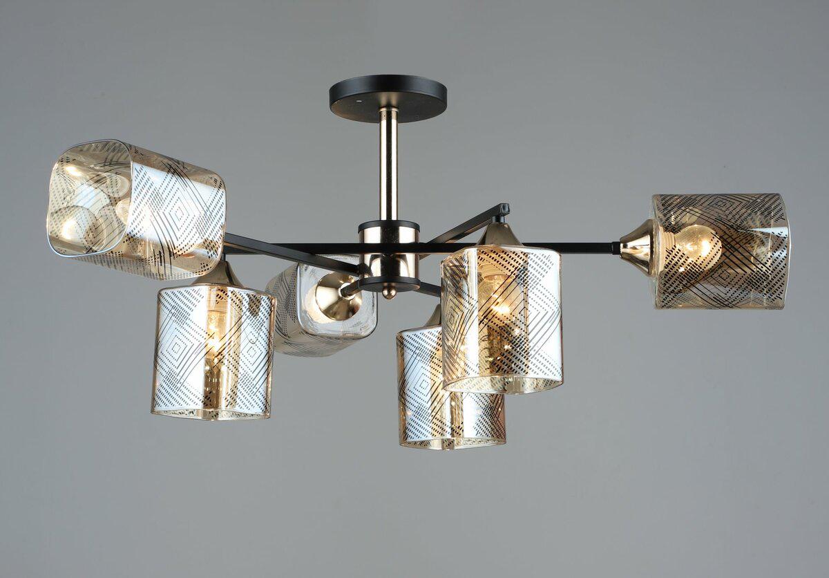 Люстра Sirius B A4080/6 BK/FGD (40594) Люстра Sirius B A4080/6 BK/FGD (40594)