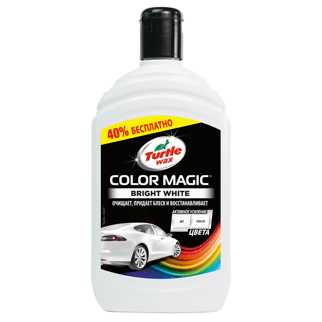 Полироль для кузова TURTLE WAX Color Magic 500 мл Белый