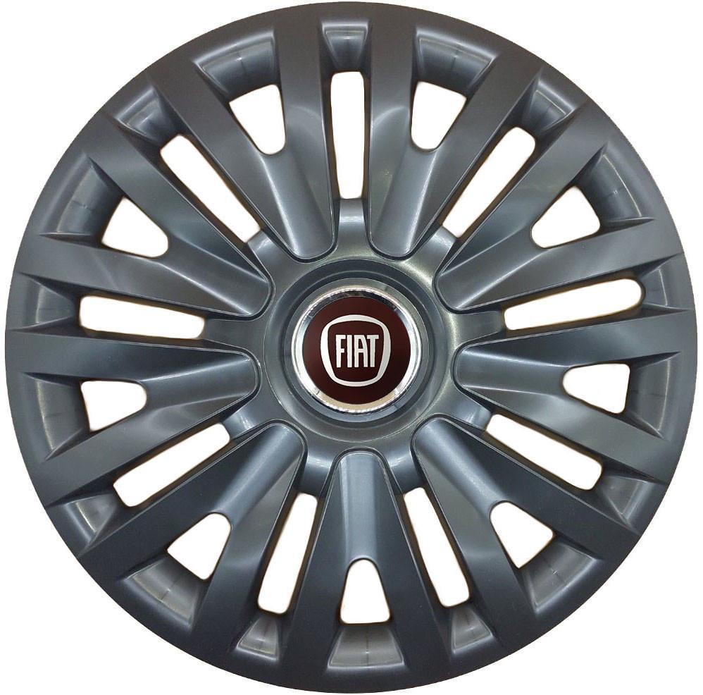 Комплект колпаков SJS R16 для Fiat 412 4 шт. Черный (107286)