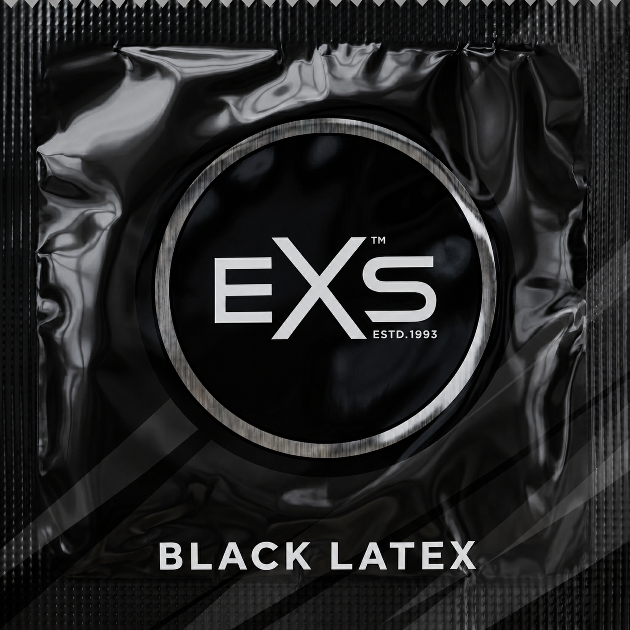 Презерватив EXS Black Latex классические Черный (37467928)