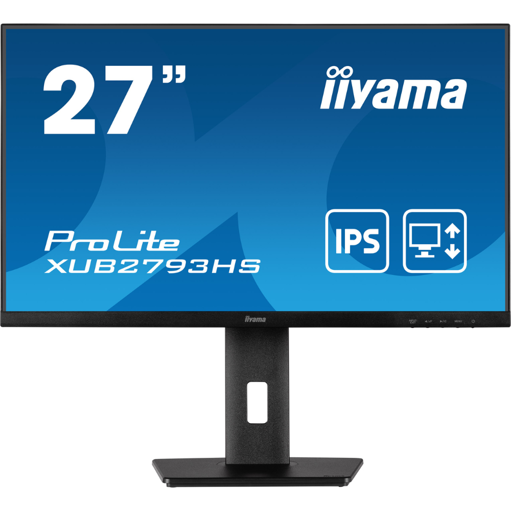 Монітор IPS Iiyama XUB2793HS-B6 безрамковий/поворотний екран 27" Чорний (aae241db) - фото 1