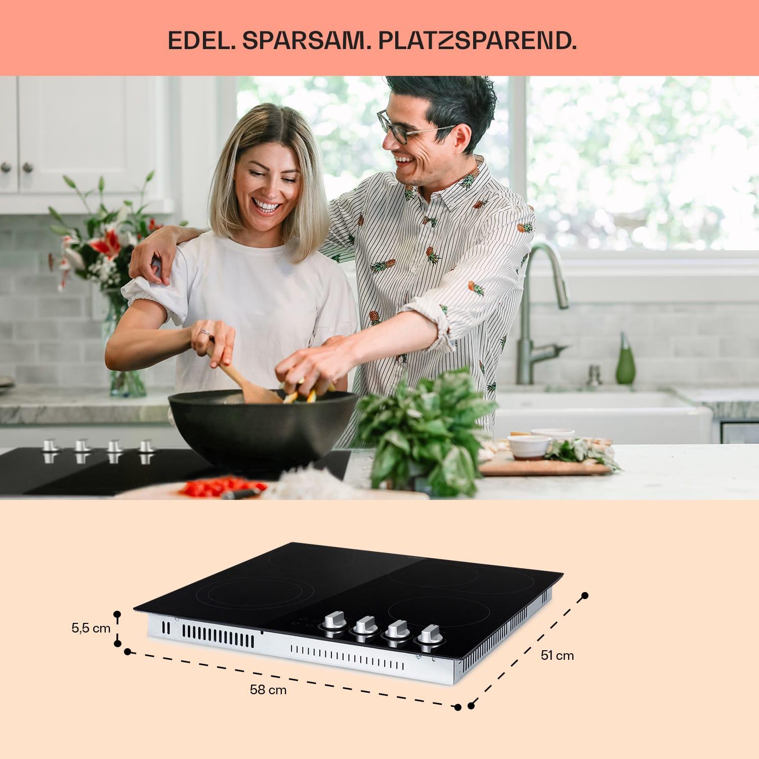 Варильна поверхня електрична KLARSTEIN EasyCook 4 6100 Вт (10034604) - фото 4