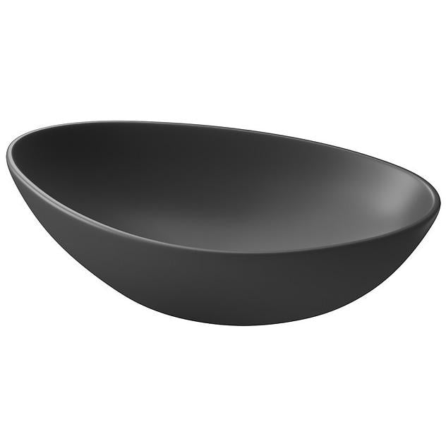 Умивальник накладний Cersanit Moduo K116-106 565x365x150 мм Чорний (234321)