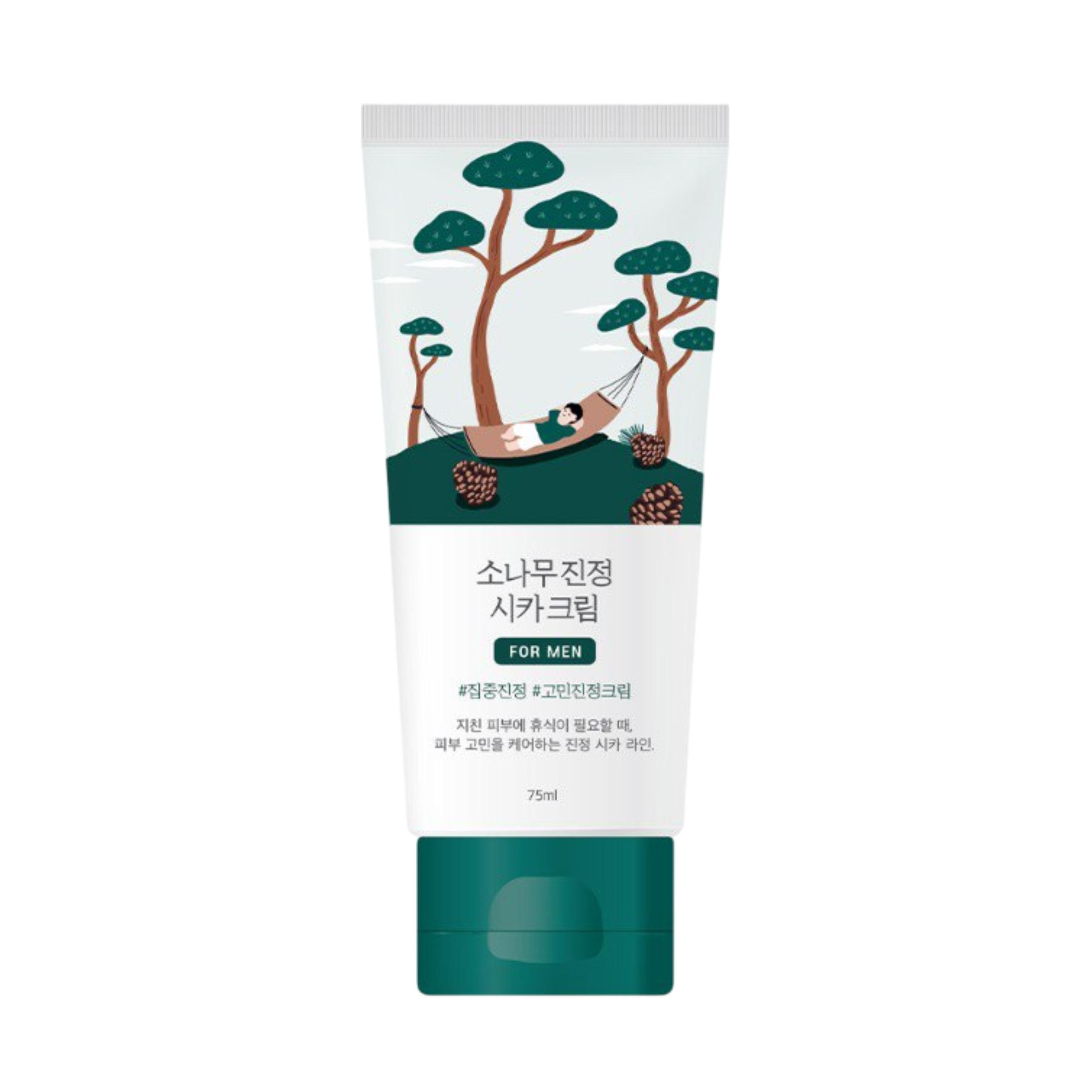 Крем для чоловіків, що заспокоює ROUND LAB For Men Pine Calming Cica Cream 75 мл