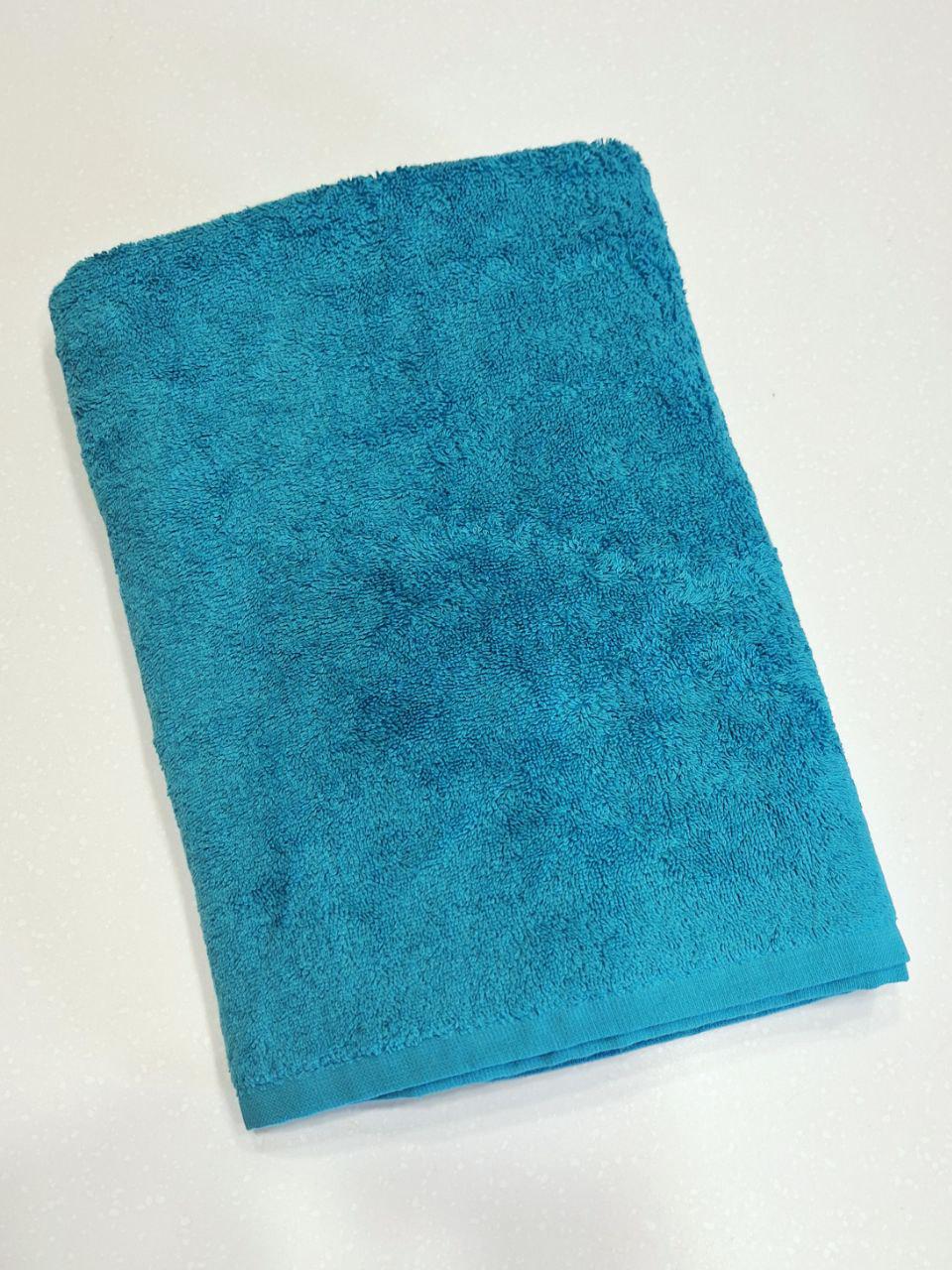 Полотенце для лица махровое Parisa Home Flat 50х900 см Яркая Бирюзовый (1842)