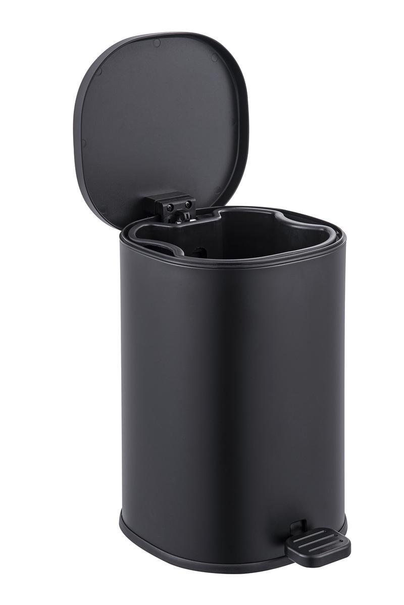 Ведро для мусора Zerix Prime-TC0105 овальное 5 л Черный (ZX5902) - фото 2 Ведро для мусора Zerix Prime-TC0105 овальное 5 л Черный (ZX5902) - фото 2