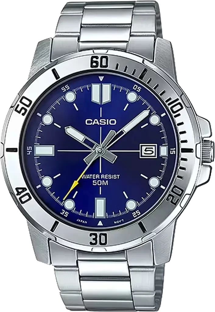 Мужские наручные часы Casio Timeless Collection MTP-VD01D-2E Синий (3150751453)