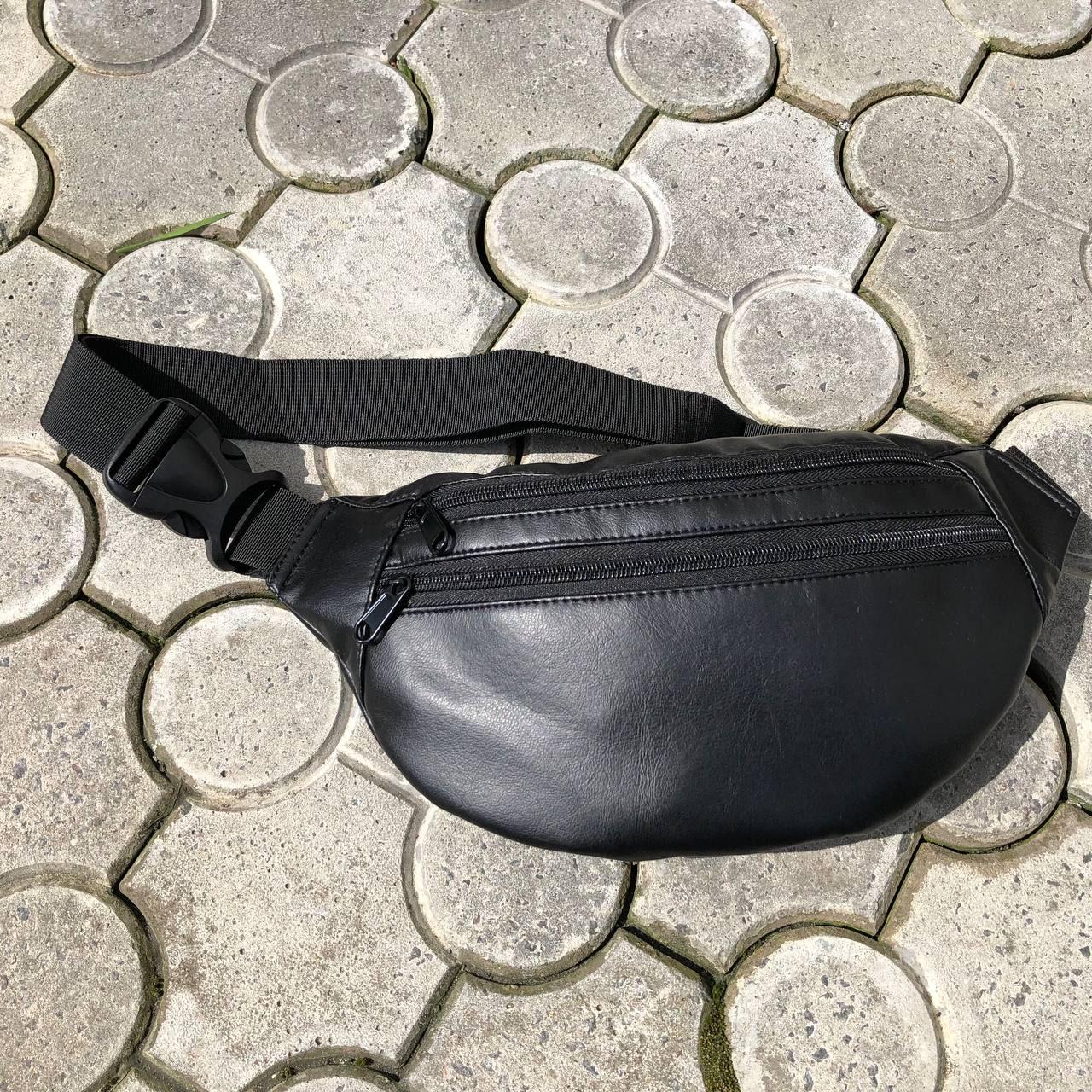 Сумка на пояс из эко-кожи Черный - фото 32 Сумка на пояс из эко-кожи Черный - фото 32