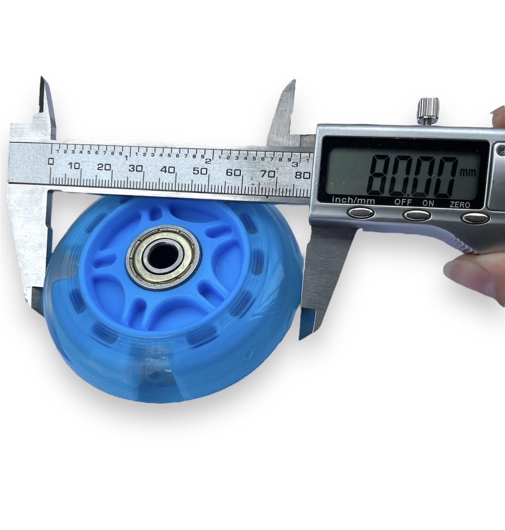 Колесо для самоката/роликів підшипники ABES-7 80 мм Синій - фото 4