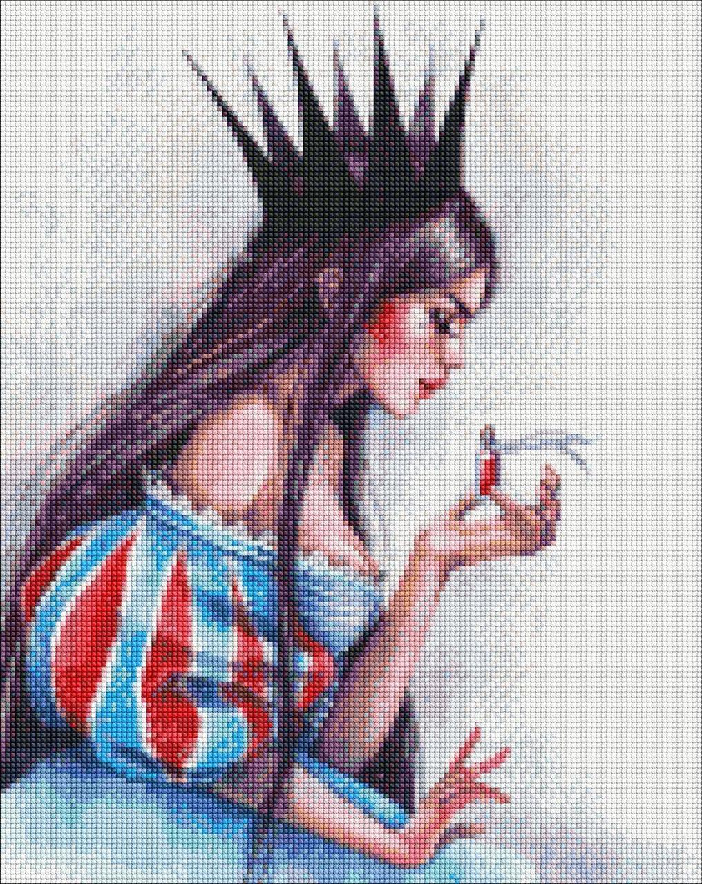 Алмазная мозаика Ideyka Опасная красота 40х50 см (2987255110)