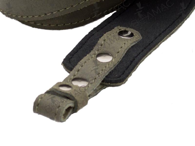 Ремень для оружия прямой Ретро кожа с неопреном Хаки (10103/3) - фото 2 Ремень для оружия прямой Ретро кожа с неопреном Хаки (10103/3) - фото 2