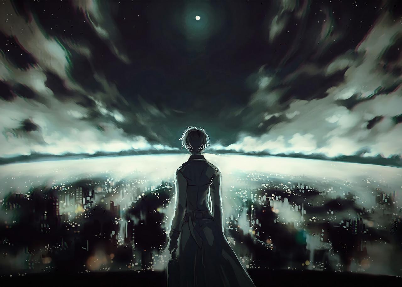 Картина GeekLand Tokyo Ghoul Токийский гуль смотрит вдаль
