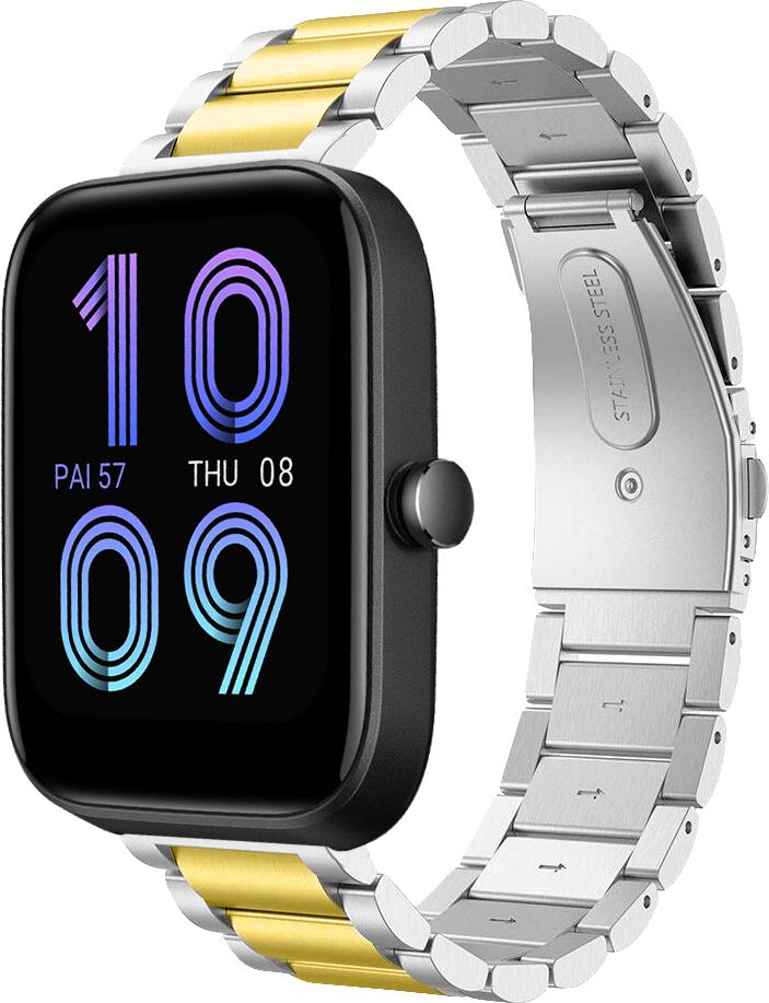 Металлический Ремешок Shain Line для Amazfit Bip 3 Silver Gold (28131-67)