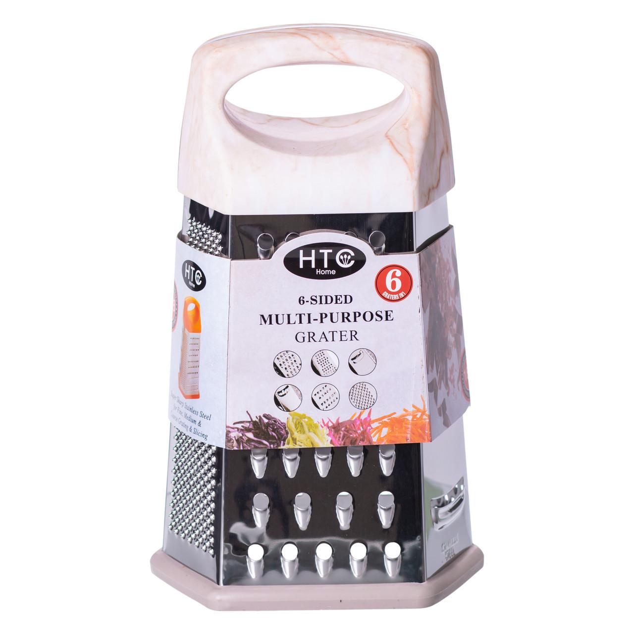 Терка шестигранная ручная для овощей и фруктов 14х12х24 см HP-8-7 (A-034736) - фото 6 Терка шестигранная ручная для овощей и фруктов 14х12х24 см HP-8-7 (A-034736) - фото 6