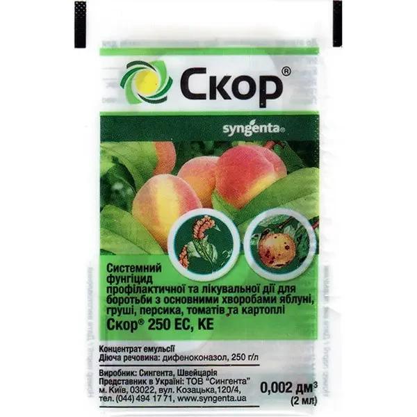 Фунгицид Syngenta Скор Syngenta 250 ЕС к. е. 2 мл (2132078314)