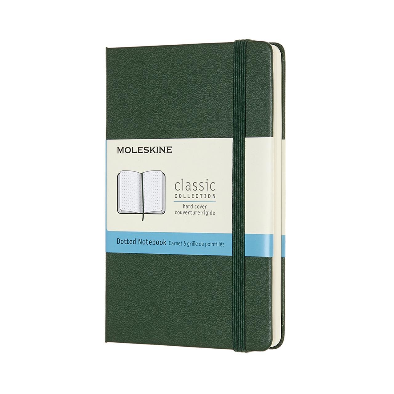 Блокнот Moleskine Classic карманный 9х14 см 192 страницы в точку миртовый зеленый (8058647629056)