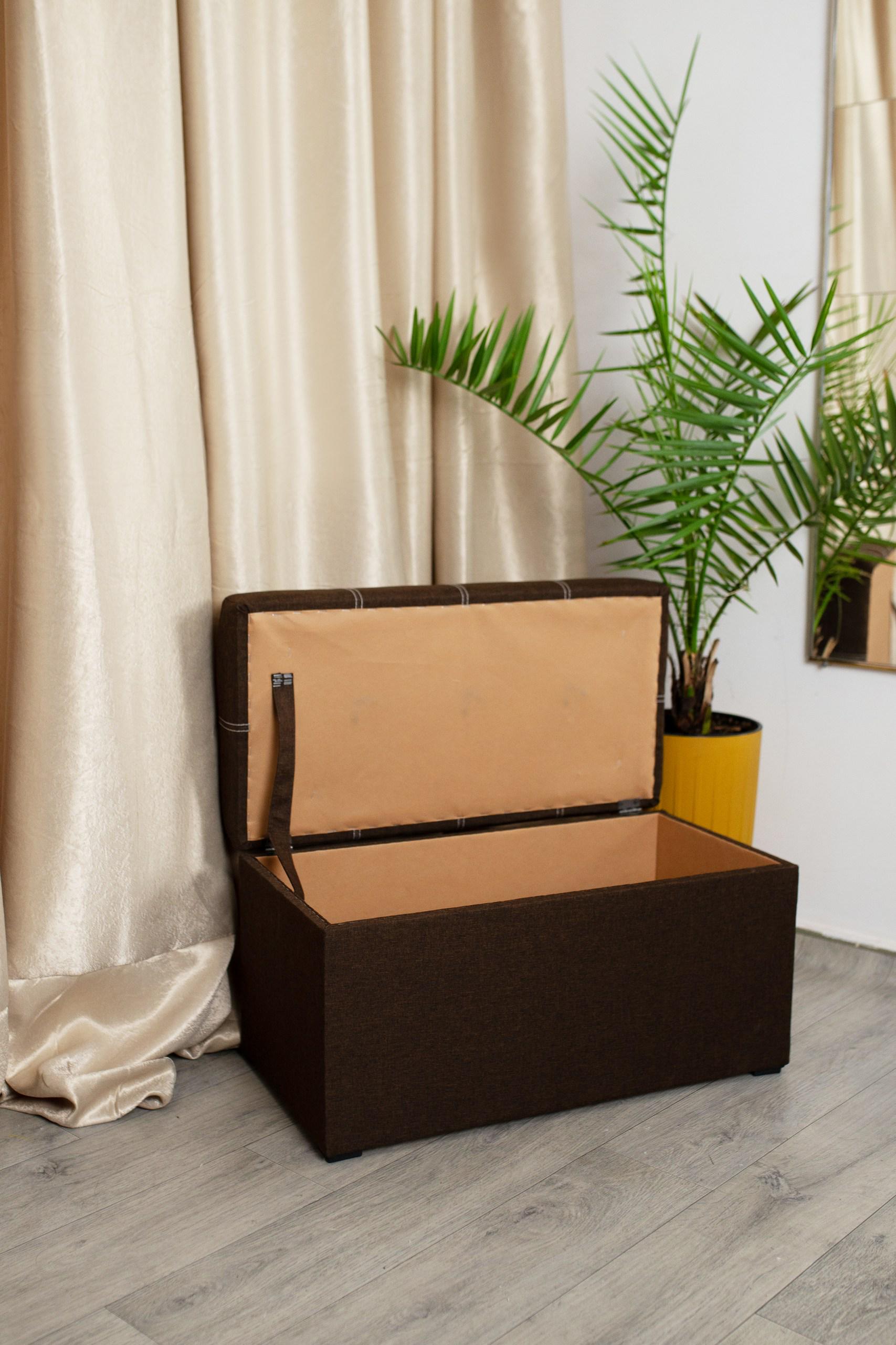 Пуф 35х70 см Коричневий - фото 2