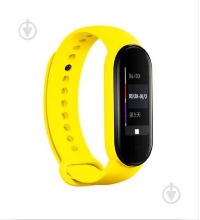 Ремешок BeWatch для Xiaomi Mi Band 6 силиконовый Желтый (1540620)