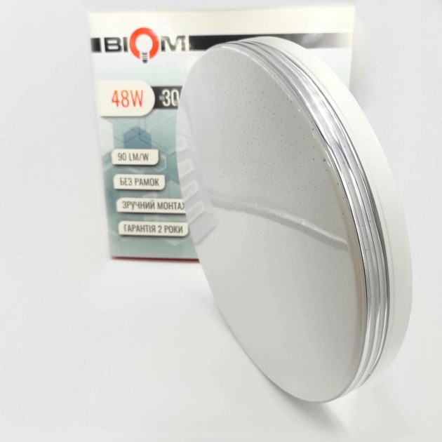 Світлодіодний світильник накладний Biom BYR-02-48-5 48 Вт 5000К (BYR-02-48-5) - фото 6