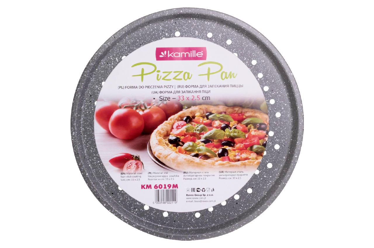 Форма для выпечки Kamille Пицца 330x25 мм (6019M)