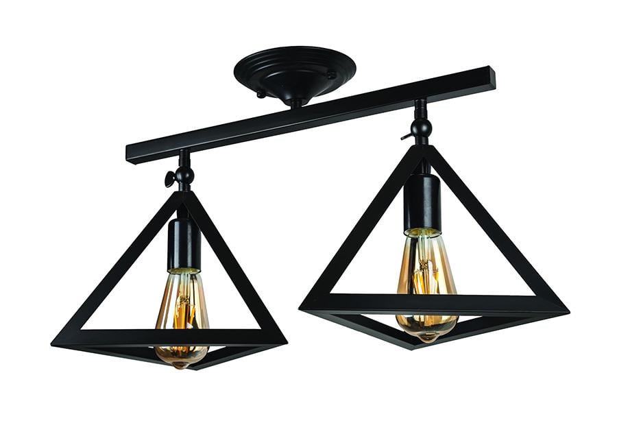 Люстра Levistella Chandelier 756XPR220F-2 BK на 2 пирамиды Черный (14-16-LVS2786)