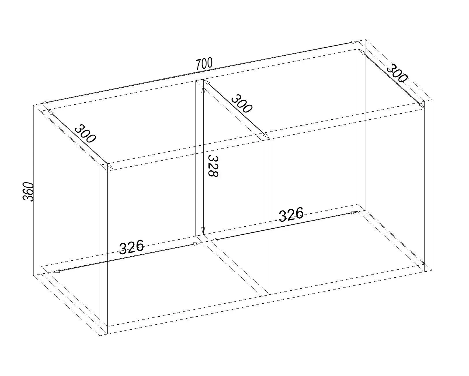 Полиця навісна Kontinent К-15 70х30х36 см Бетон (83982133) - фото 2 Полиця навісна Kontinent К-15 70х30х36 см Бетон (83982133) - фото 2