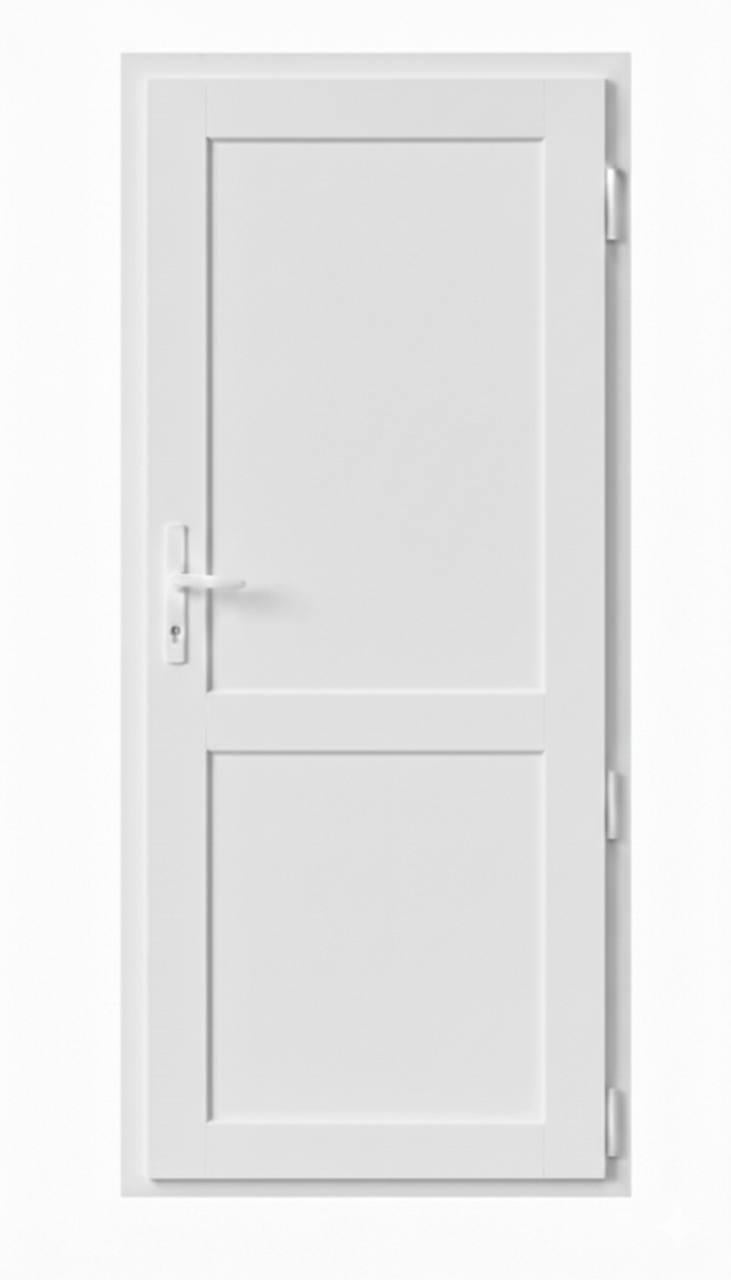 Дверь балконная металопластиковая пластиковая Steko V62 с фурнитурой AXOR 2000х800 мм Белый