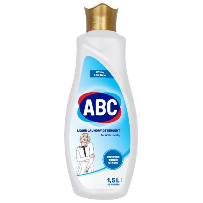 Гель для прання ABC для білих речей 1,5 л 20 прань (1931150993)