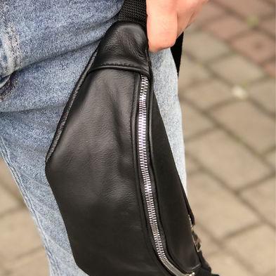 Поясная сумка кожа (96163) - фото 7 Поясная сумка кожа (96163) - фото 7