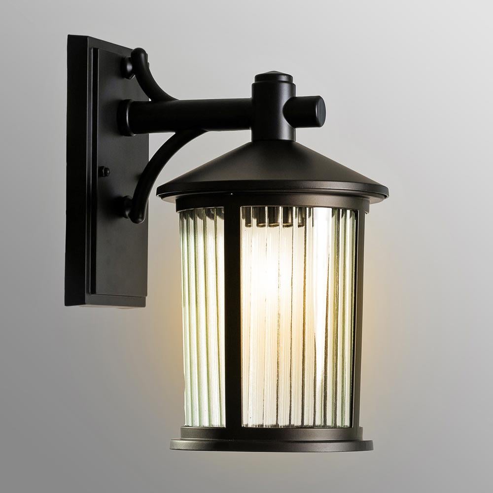 Светильник настенный уличный Бра Light House KX-20457/1W DN BK 180x240x350 Черный/Прозрачный (129431)