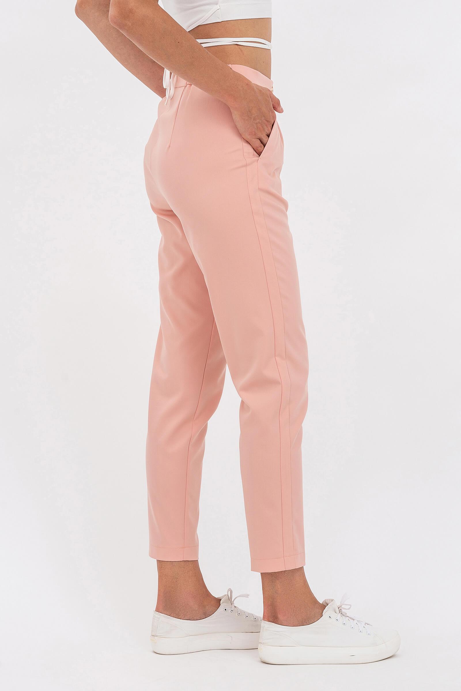 Брюки Lesia Рітон р. 42 Пудровий (122340000) - фото 3 Брюки Lesia Рітон р. 42 Пудровий (122340000) - фото 3