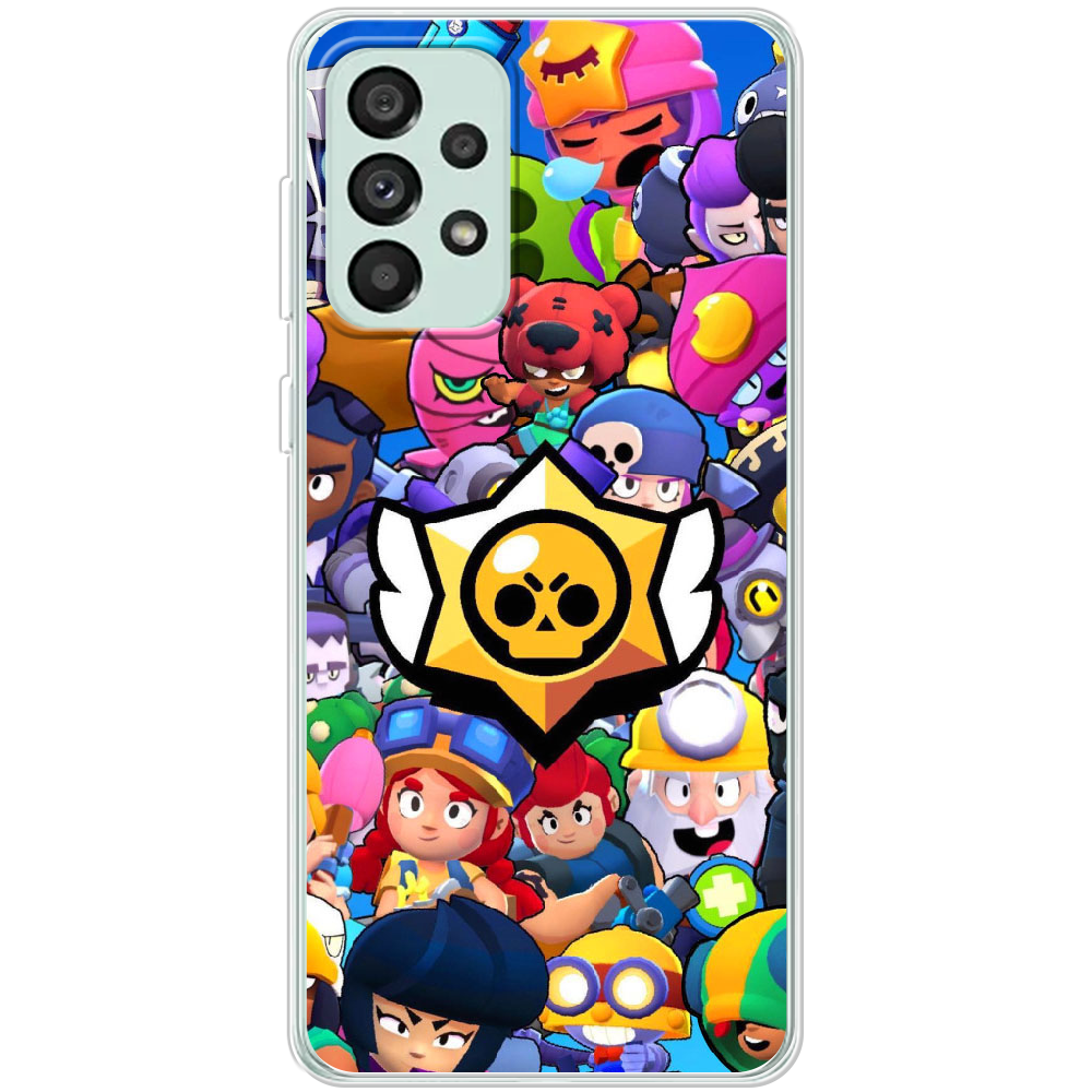 Чохол BoxFace Samsung Galaxy A33 5G (A336) Brawl Stars Прозорий силікон (44140-up2389-44140)
