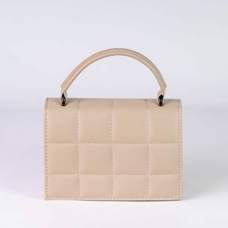 Сумка женская XENIA № 22-22 из эко-кожи Бежевый - фото 3