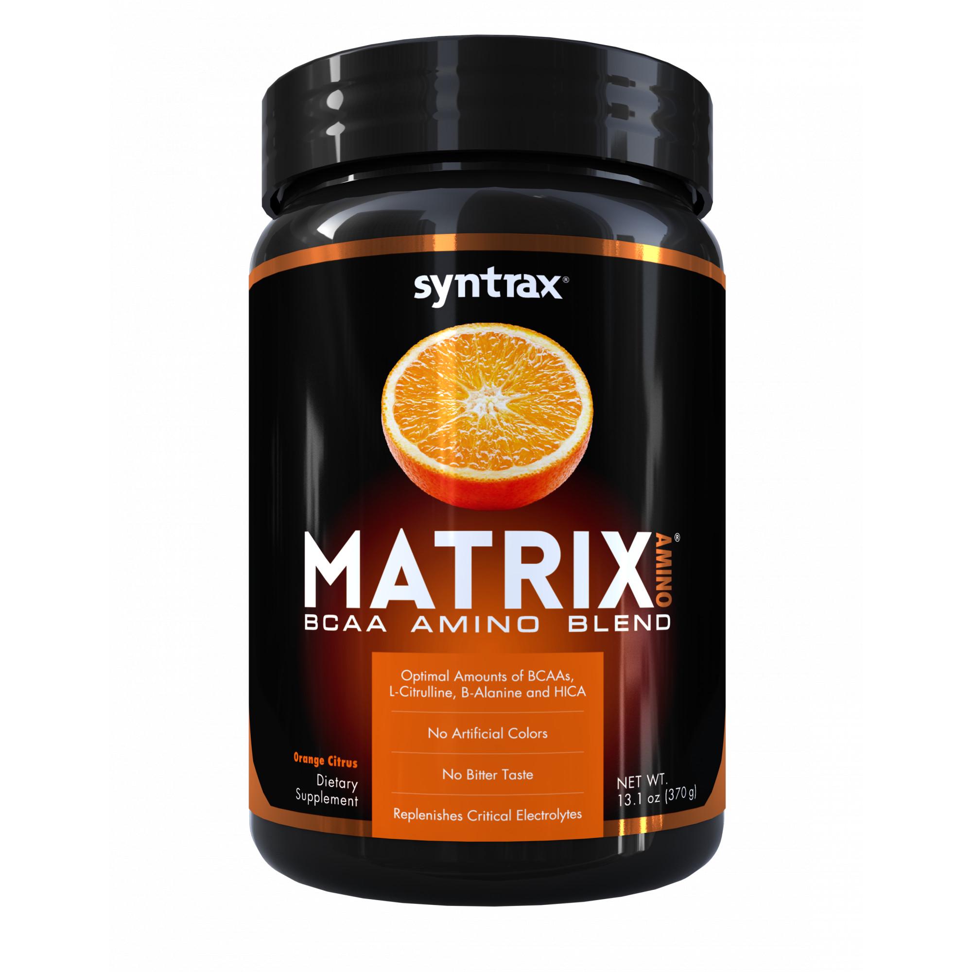 Аминокислоты Matrix Amin в порошкеo 370 г Orange Citrus